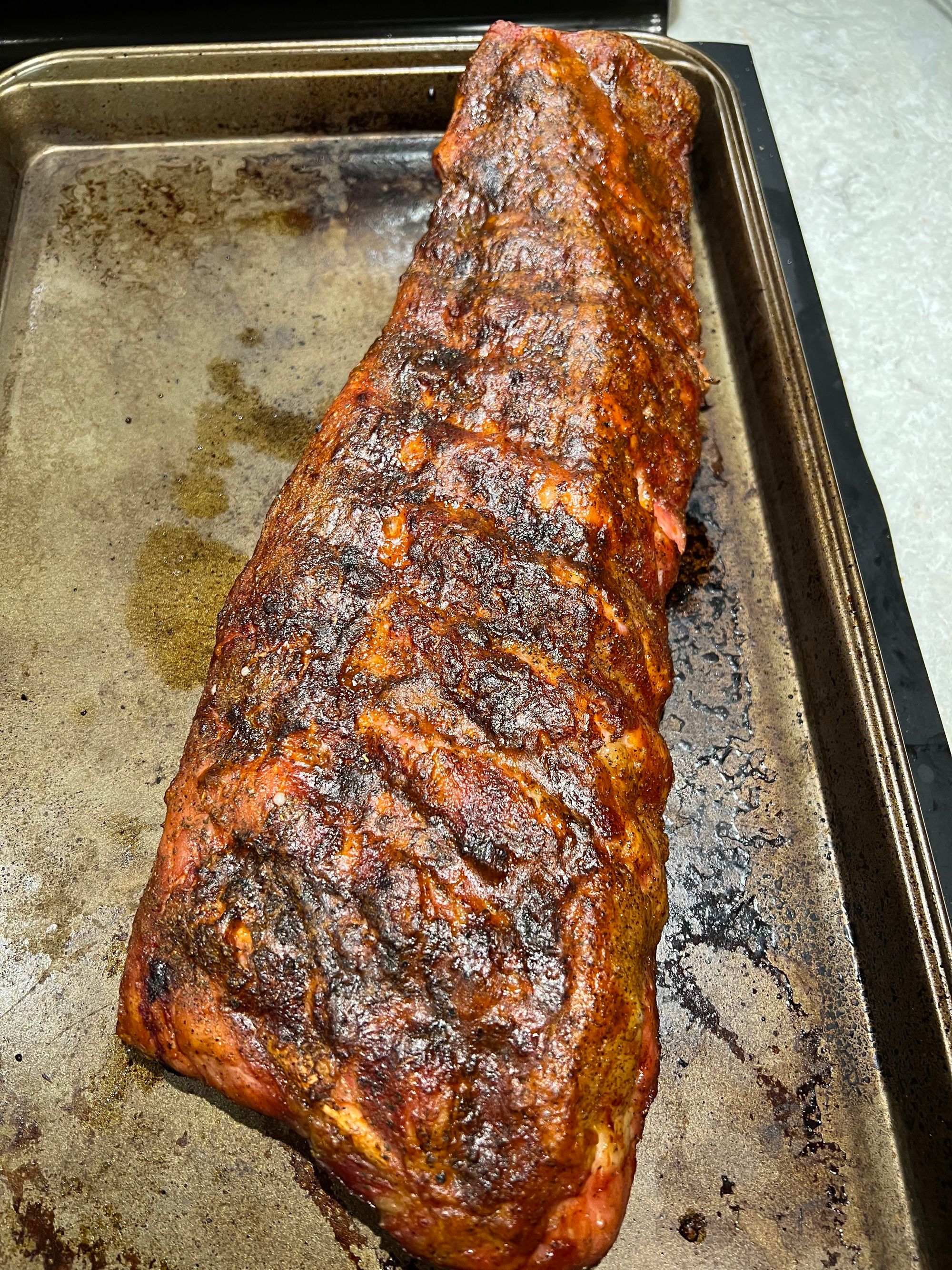 image from Smoked baby back ribs